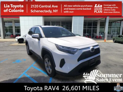 White 2025 Toyota RAV4 XLE for sale in Schenectady, NY