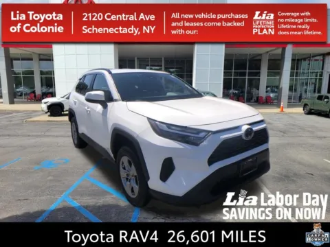 White 2025 Toyota RAV4 XLE for sale in Schenectady, NY
