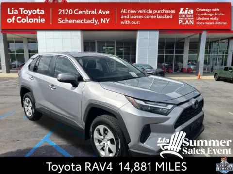 Silver 2023 Toyota RAV4 LE for sale in Schenectady, NY