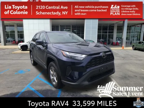 Blue 2023 Toyota RAV4 XLE for sale in Schenectady, NY