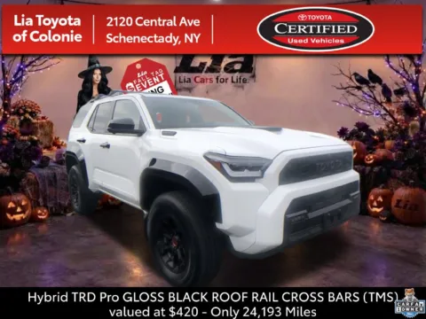 White 2025 Toyota 4Runner i-FORCE MAX Hybrid TRD Pro for sale in Schenectady, NY