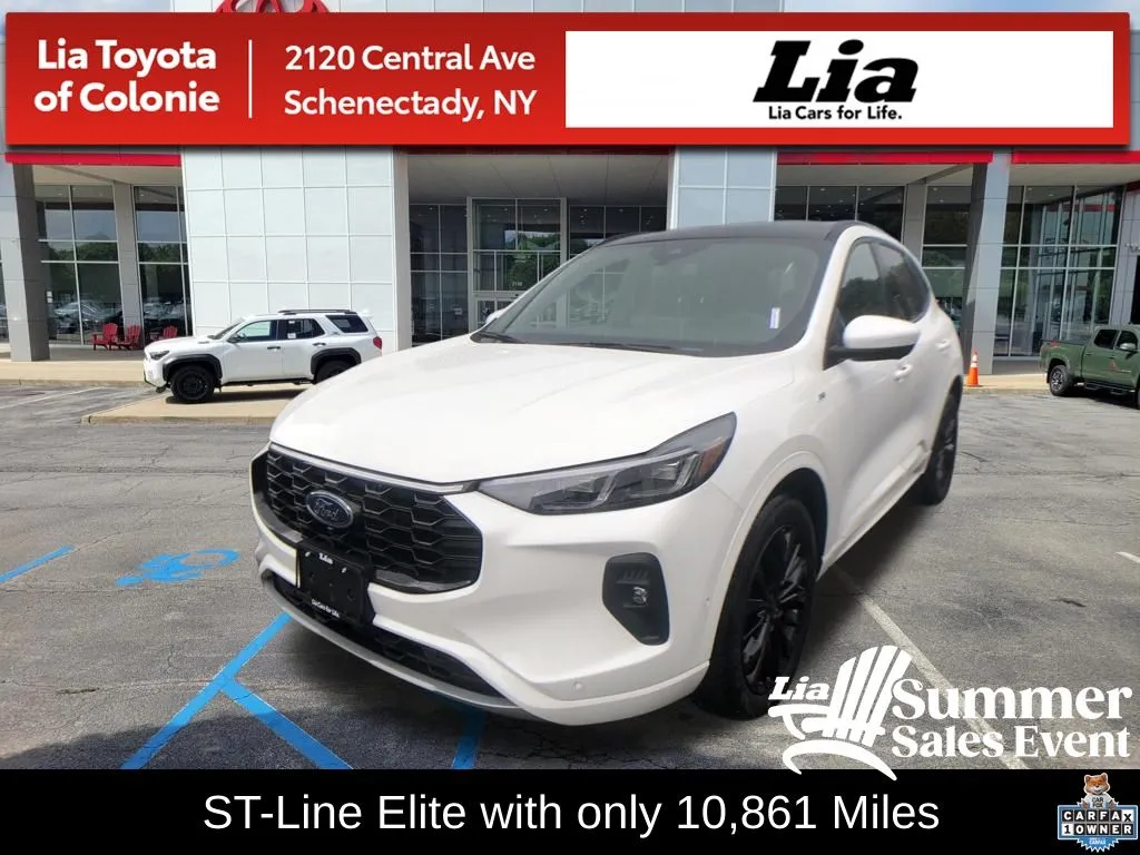 White 2024 Ford Escape ST-Line Elite for sale in Schenectady, NY