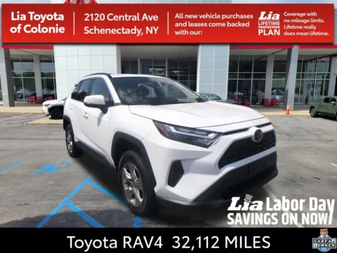 White 2025 Toyota RAV4 XLE for sale in Schenectady, NY