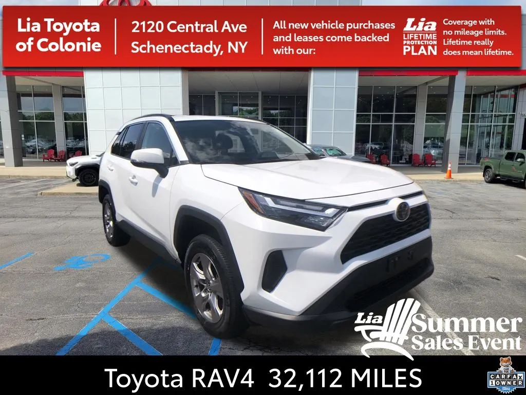 White 2025 Toyota RAV4 XLE for sale in Schenectady, NY