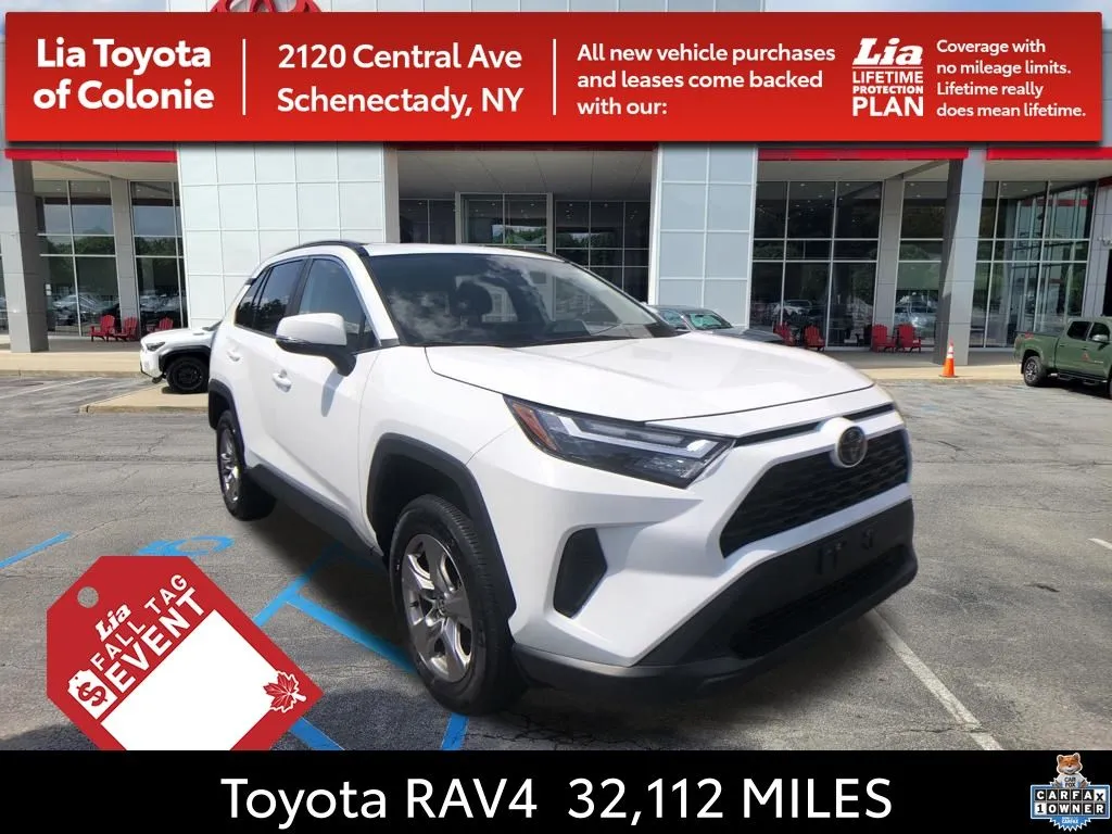 White 2025 Toyota RAV4 XLE for sale in Schenectady, NY
