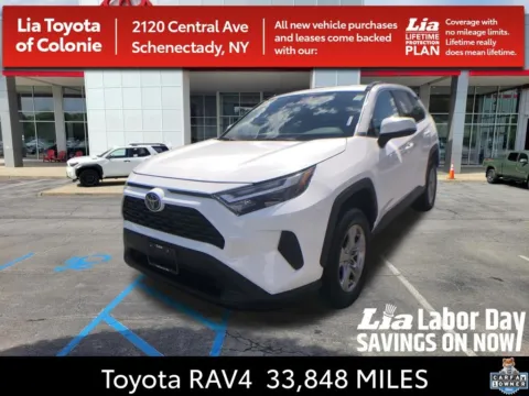 White 2025 Toyota RAV4 XLE for sale in Schenectady, NY