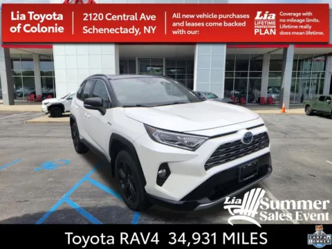 Black 2021 Toyota RAV4 Hybrid XSE for sale in Schenectady, NY