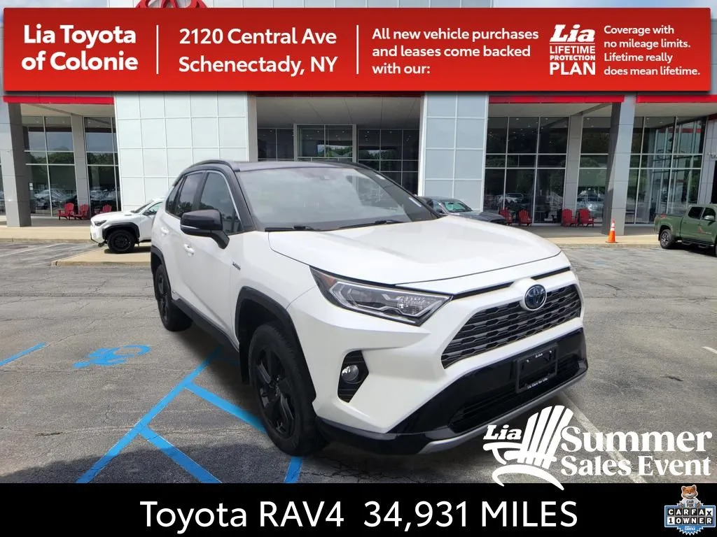 Black 2021 Toyota RAV4 Hybrid XSE for sale in Schenectady, NY