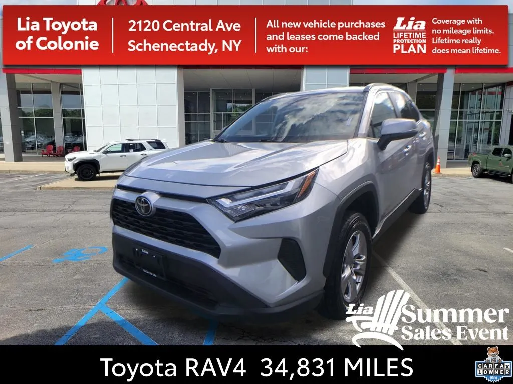 Silver 2025 Toyota RAV4 XLE for sale in Schenectady, NY