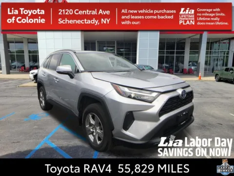 Silver 2024 Toyota RAV4 Hybrid XLE for sale in Schenectady, NY