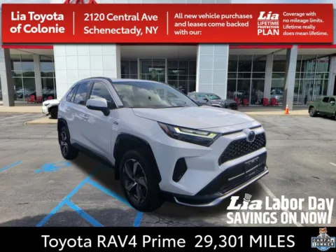 White 2023 Toyota RAV4 Prime SE for sale in Schenectady, NY