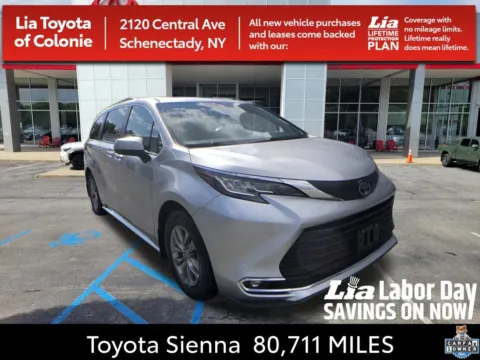 Silver 2023 Toyota Sienna XLE for sale in Schenectady, NY