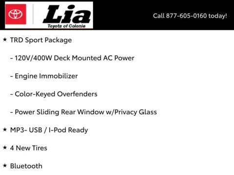 More photos of 2023 Toyota Tacoma TRD Sport at Lia Toyota of Colonie, NY