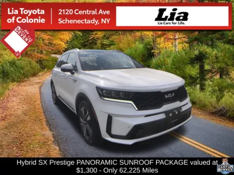 White 2023 Kia Sorento Hybrid SX Prestige for sale in Schenectady, NY