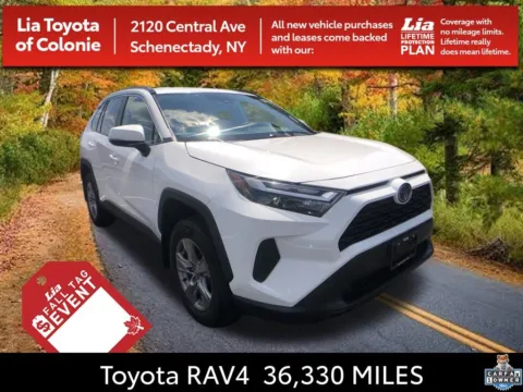 White 2023 Toyota RAV4 Hybrid XLE for sale in Schenectady, NY