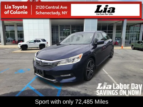 Black 2017 Honda Accord Sport for sale in Schenectady, NY