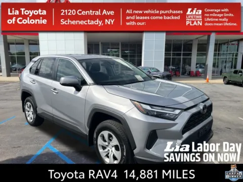Silver 2023 Toyota RAV4 LE for sale in Schenectady, NY