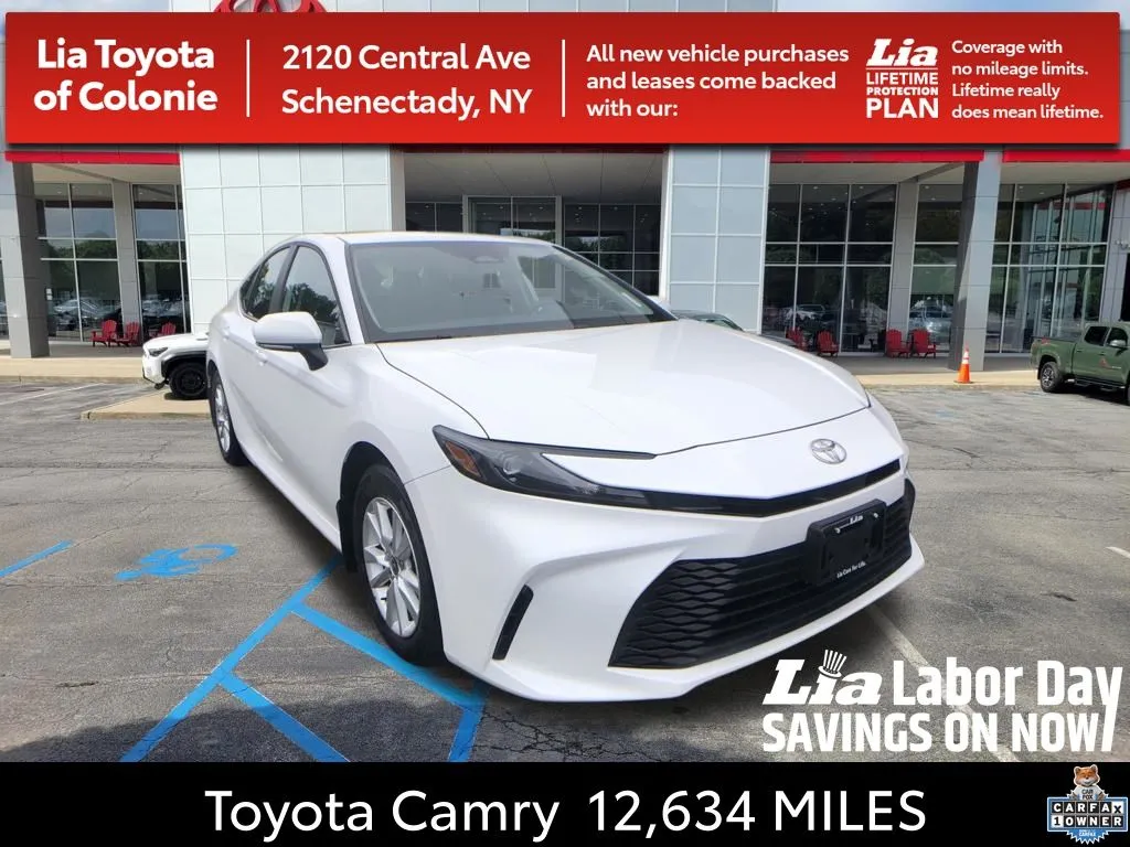 White 2026 Toyota Camry LE for sale in Schenectady, NY
