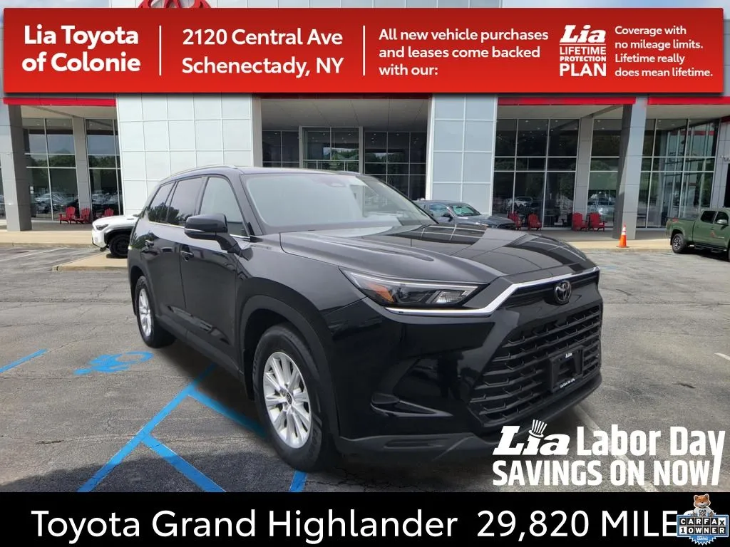 Black 2024 Toyota Grand Highlander XLE for sale in Schenectady, NY