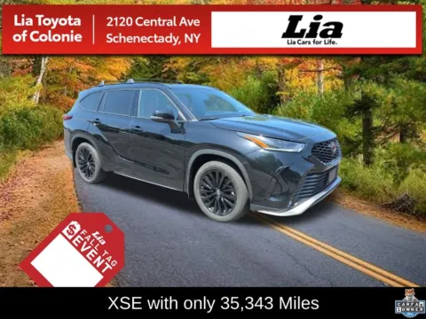 Black 2023 Toyota Highlander XSE for sale in Schenectady, NY
