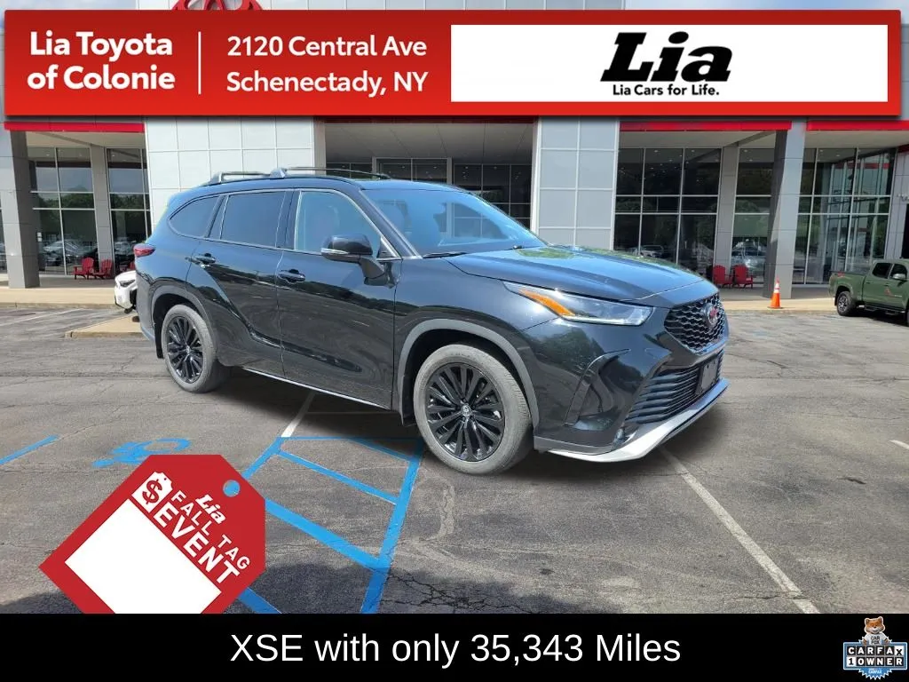 Black 2023 Toyota Highlander XSE for sale in Schenectady, NY