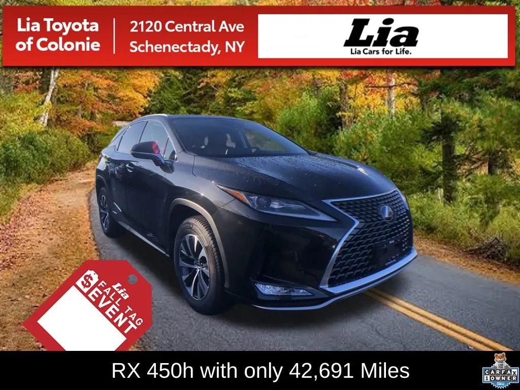Black 2022 Lexus RX 450h for sale in Schenectady, NY