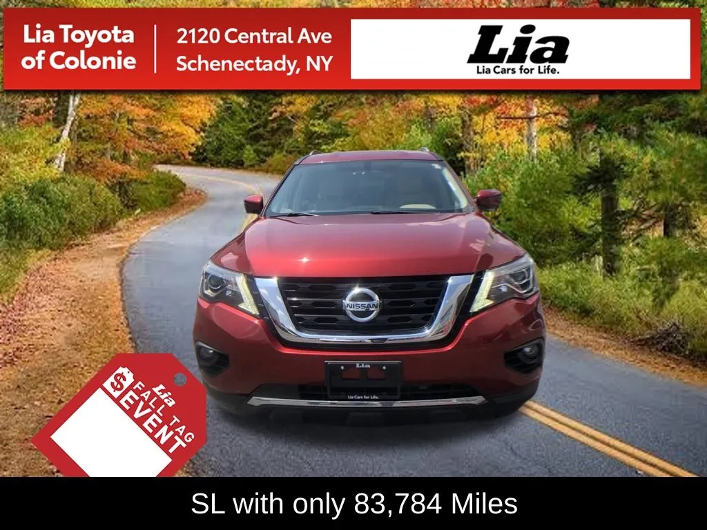 Red 2017 Nissan Pathfinder SL for sale in Schenectady, NY