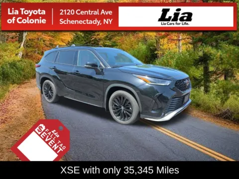 Black 2023 Toyota Highlander XSE for sale in Schenectady, NY