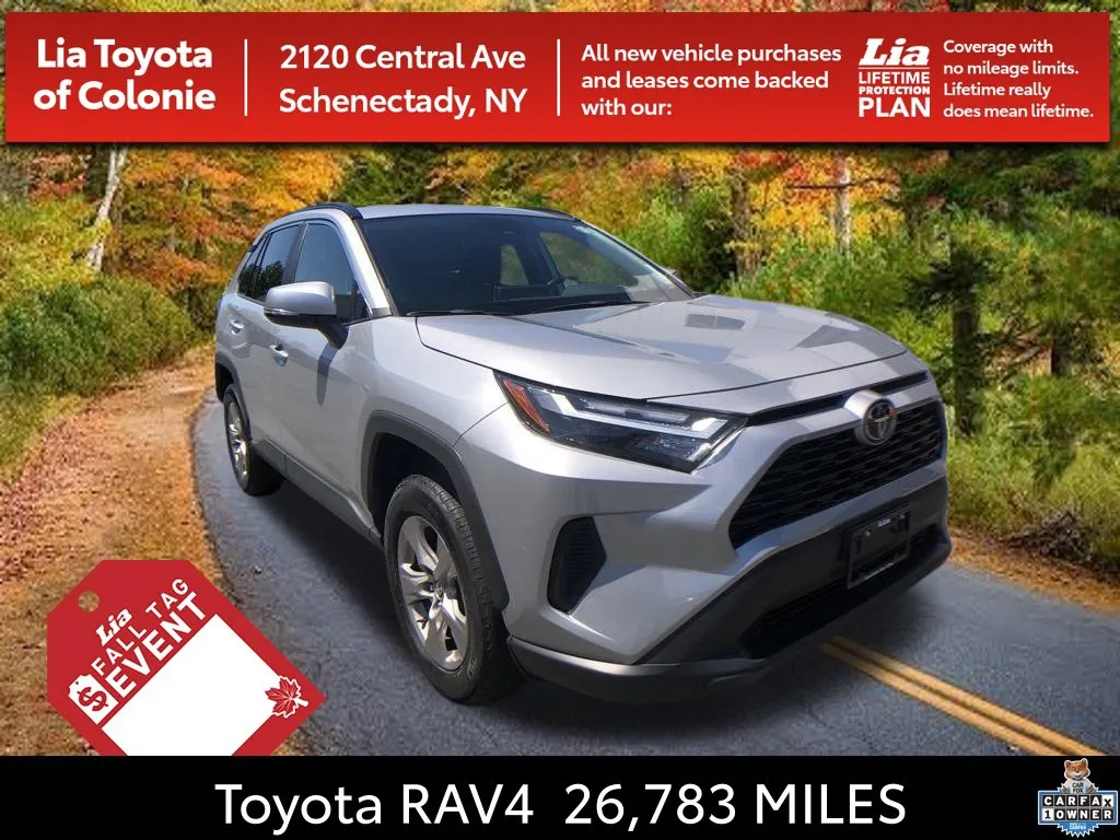 Silver 2025 Toyota RAV4 XLE for sale in Schenectady, NY