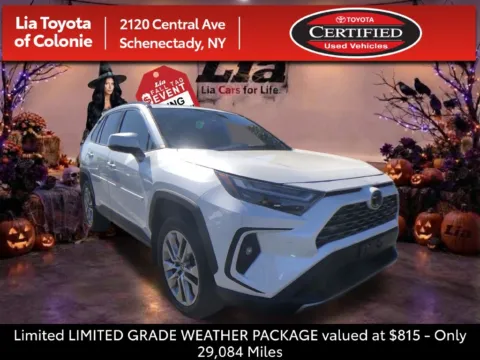 White 2023 Toyota RAV4 Limited for sale in Schenectady, NY