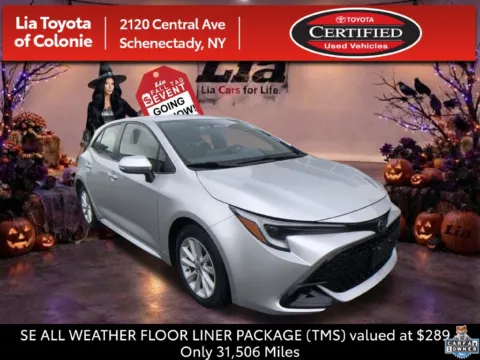 Silver 2023 Toyota Corolla Hatchback SE for sale in Schenectady, NY