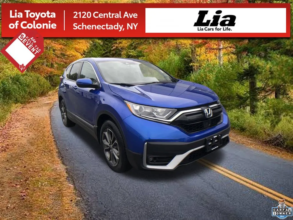 Black 2021 Honda CR-V EX-L for sale in Schenectady, NY