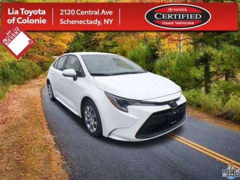 White 2023 Toyota Corolla LE for sale in Schenectady, NY