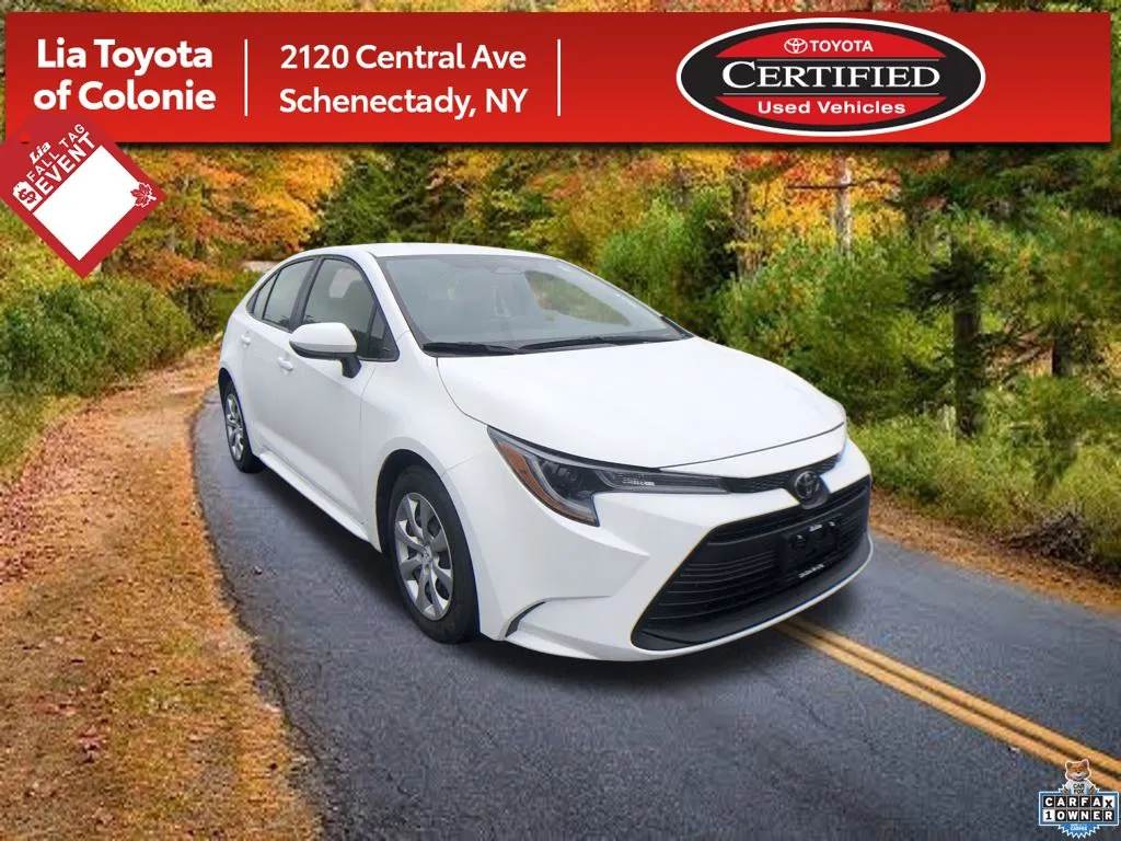 White 2023 Toyota Corolla LE for sale in Schenectady, NY