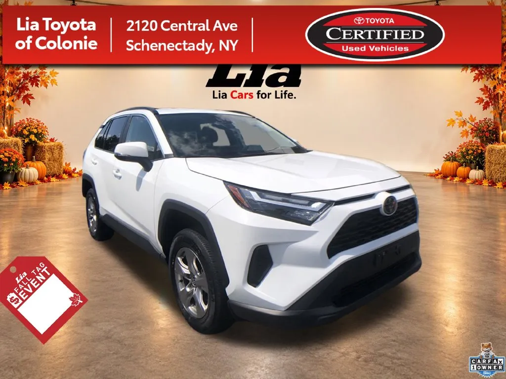 White 2025 Toyota RAV4 XLE for sale in Schenectady, NY