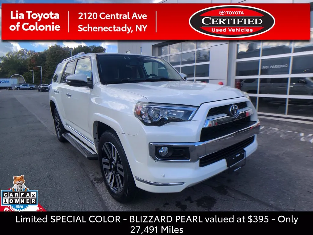 White 2018 Toyota 4Runner Limited for sale in Schenectady, NY
