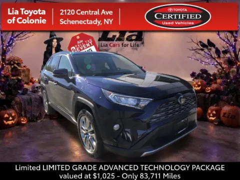 Blue 2021 Toyota RAV4 Limited for sale in Schenectady, NY