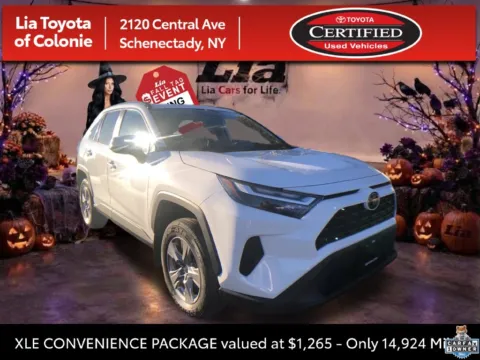 White 2024 Toyota RAV4 XLE for sale in Schenectady, NY