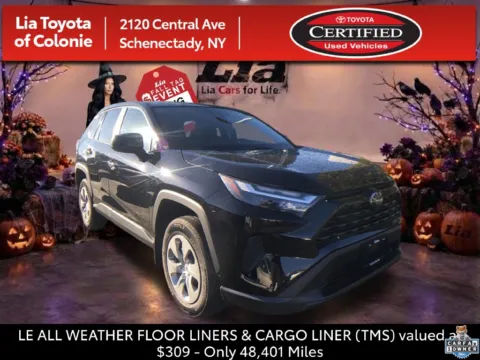 Black 2023 Toyota RAV4 LE for sale in Schenectady, NY