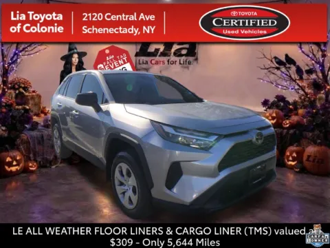 Silver 2023 Toyota RAV4 LE for sale in Schenectady, NY