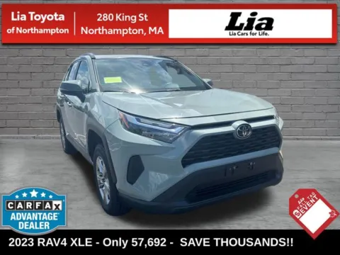 Gray 2023 Toyota RAV4 XLE for sale in Northampton, MA