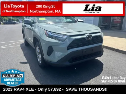 Gray 2023 Toyota RAV4 XLE for sale in Northampton, MA