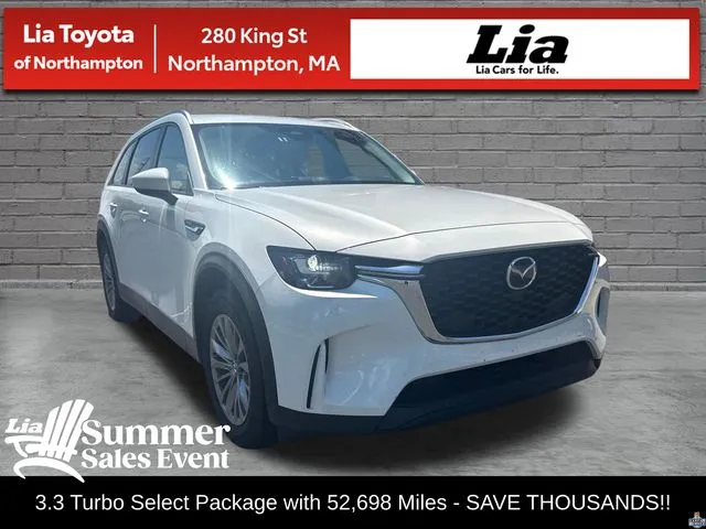 White 2025 Mazda CX-90 3.3 Turbo Select for sale in Northampton, MA