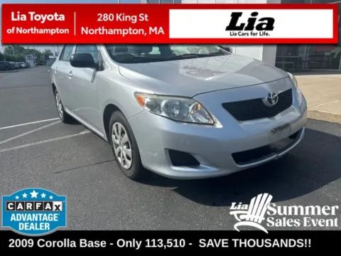 Silver 2009 Toyota Corolla for sale in Northampton, MA