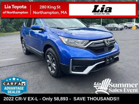 Blue 2022 Honda CR-V EX-L for sale in Northampton, MA