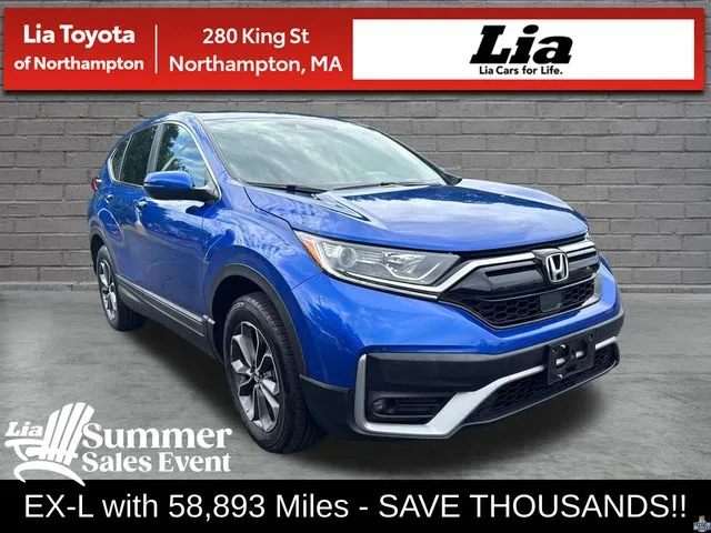 Blue 2022 Honda CR-V EX-L for sale in Northampton, MA