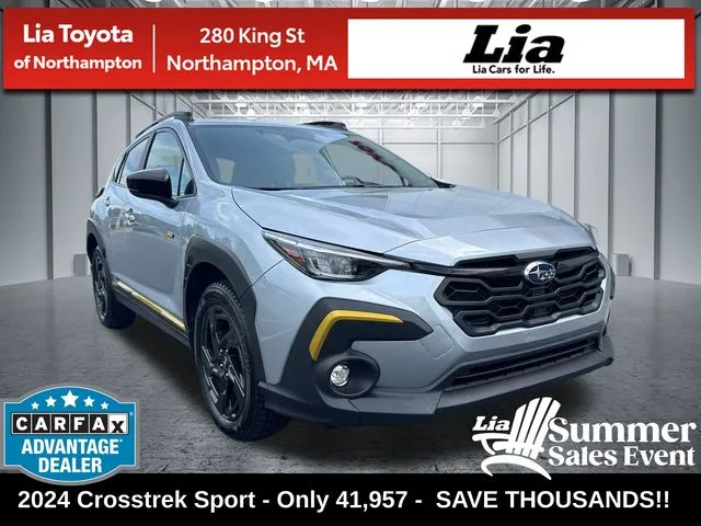 Silver 2024 Subaru Crosstrek Sport for sale in Northampton, MA