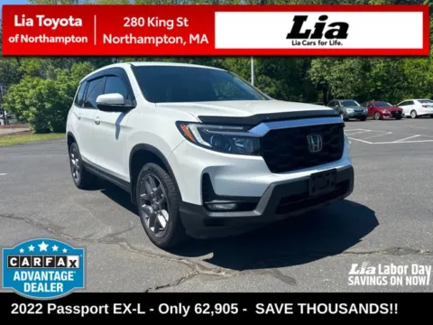 White 2022 Honda Passport EX-L for sale in Northampton, MA