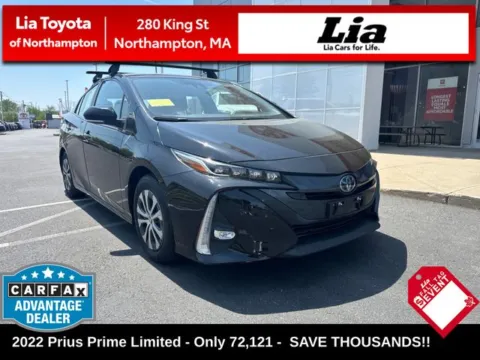 Black 2022 Toyota Prius Prime Limited for sale in Northampton, MA