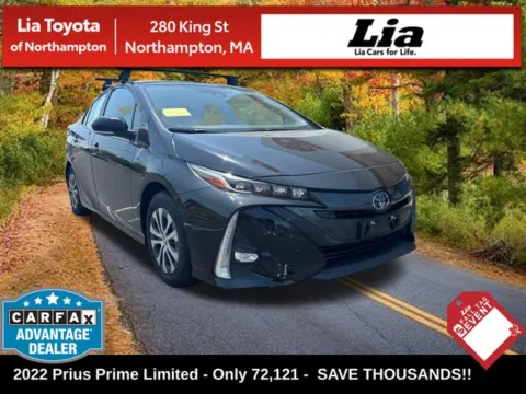 Black 2022 Toyota Prius Prime Limited for sale in Northampton, MA